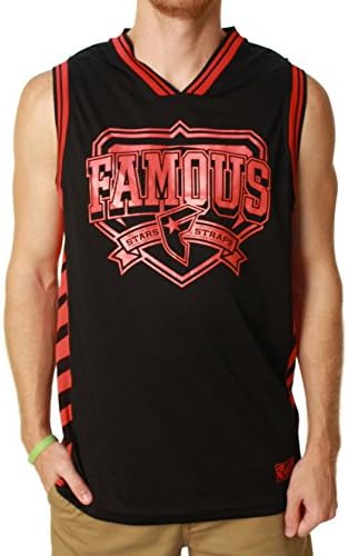 Famous Stars and Straps Men's Conference Champs Jersey, Black, Medium