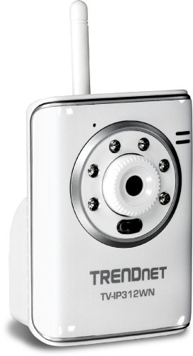 TRENDnet TV-IP312WN SecureView Wireless N Day/Night Internet Surveillance Camera Server with 2-Way Audio