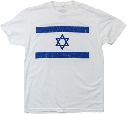 Israel Pride | Vintage Style, Retro-Feel Jewish Flag & Arms Unisex T-shirt