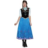 Disguise Women's Frozen Anna Traveling Deluxe Costume