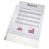 Produkt-Bild: Esselte Leitz 23752 Prospekth&uuml;lle Standard, A4, PP, genarbt, dokumentenecht, 100 St&uuml;ck, farblos