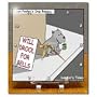 Pavlovs Dog Begging - 6x6 Desk Clock
