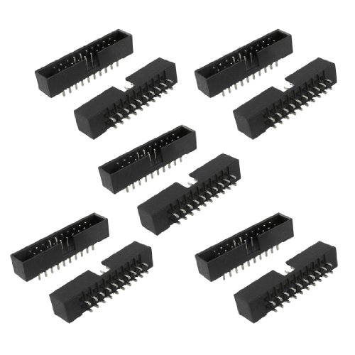 10 Pcs 2x10 Pin 2.0mm Pitch Double Row IDC Box Pin Headers