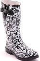 EyeCatchShoes - Wellington Tooty Black Wellies