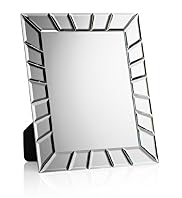 Rectangular Graphical Sunburst Table Top Mirror