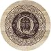 Kitchen & Housewares : THIRSTYSTONE COASTER SET * MONOGRAMS * Q