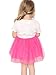 Bonny Billy Baby Girl Clothes Short Sleeve Cotton Cat Printed Tulle Mesh Dress