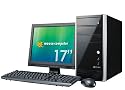 マウスコンピューター LUV-MACHINES-AZ 17"液晶付 P630 1024MB 160GB DVDスーパーマルチ Lm-i220S-AZ7