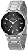 Fossil Mens Metal Dress Watch - Black Dial