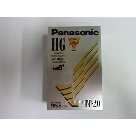 Click here to buy Panasonic TC-20 HG Compact Video Cassette For VHSC Camcorders by Panasonic.