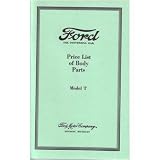 1915 1925 1926 1927 FORD MODEL T Parts Book List Guide by Ford