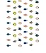 Ketten-Girlande 'Korallenriff-Fische', 6 Stk., 2 m