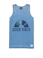 Seventy Seven Camiseta Tirantes Good Vibes (Azul)