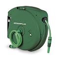 automatischer Gartenschlauch aufroller Schlauchtrommel 20 m 1/2" selbstaufrollend - POW 63857