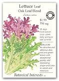 Lettuce Leaf Oak Leaf Blend Certified Organic Seed