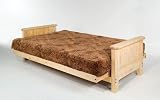 Everest Futon Frame w/ 9inch Premium Futon Mattress - Full Size