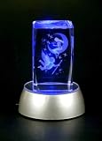 Spécial Mariage - crystal 3D angelot & lune femme no 108 SANS SOCLE