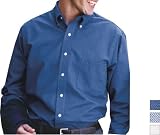  : Van Heusen - Long Sleeve Wrinkle - free Blended Pinpoint Oxford Men (56900)