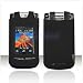 Solid Black Motorola V8 RAZR2 RAZR 2 V9 V9m Silicon Skin Soft Rubber Case Cover