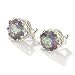 Sterling Silver / 18K Vermeil or Platinum Mystic Topaz & Zircon Earrings