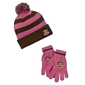 Girls' Paul Frank for Target&reg; Hat and Glove Set - Brown/Pink