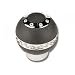 FK Automotive FKSK010029 FK Design Schaltknauf mit Kristallen und Leder-Absetzung, Oberfl�che chrom