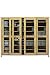 Mission Sliding Door Cabinet 4-door Glass Light Oak