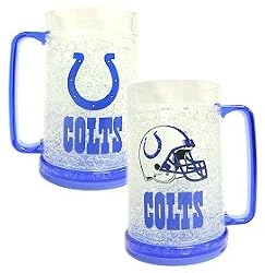 Indianapolis Colts Crystal Freezer Mug - Football Sports Merchandise