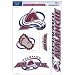 COLORADO AVALANCHE Removable & Reusable Team Logo STATIC WINDOW CLINGS (Set of 5)