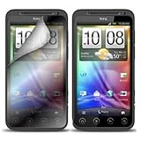 CLEAR TRANSPARENT Screen Protector LCD Shield Guard Cover for HTC EVO 3D (S ....