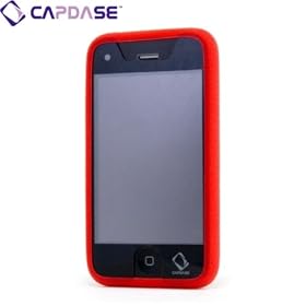 CAPDASE iPhone 3G & 3GS Dust-Zero Soft Frame with Magic Glass, Solid Red �[���E�_�X�g �i�h�o���H�j �V���R���P�[�X ���b�h SJIH3G-F209