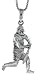 Sterling Silver Baseball Charm, 1 3/8 (35mm).