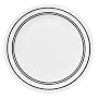 Corelle Livingware 8-1/2-Inch Luncheon Plate, Classic Caf� Black