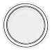 Corelle Livingware 8-1/2-Inch Luncheon Plate, Classic Caf&iquest; Black