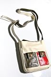 Orla Kiely - Reversible Leather Small Sling Bag (Cream/Olive) - One Size