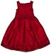 Sweet Heart Rose Girls 2-6x Solid Shantung Dress With Bow