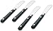 Ginkgo International Le Prix Stainless Steel Butter Spreaders, Green, Set of 4