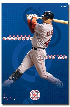 Boston Red Sox (Jacoby Ellsbury) Sports Poster Print - 24 X 36