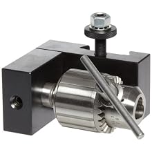 Dorian Tool D35 Chromium Molybdenum Alloy Steel Quick Change Dovetail Drill Chuck Toolholder for SDN25AXA Super Quick Change Tool Post, 0" - 1/2" Tool Capacity, 3-3/32" Height