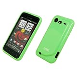 EMPIRE Neon Green Poly Skin Case Cover for Verizon HTC Doid Incredible 2 63 ....