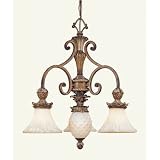 Livex 8473-57 Savannah Chandelier Venetian Patina