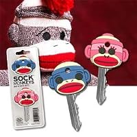 Sock Monkey Key Cap Covers Unique Old-Fashioned Cute