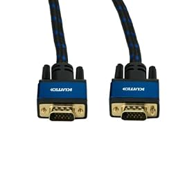 Kumo High Resolution VGA To VGA Cable (BLUE) - 50 FT