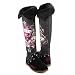 Ed Hardy Snow Blazer Boots Christian Audigier Women's Black High Boots 24828