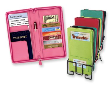 Metroplitan Zippered TRAVELER Wallet Travel Organizer - SELECT COLORS ON SALE!