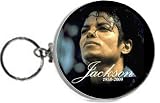 Michael Jackson Button Keychain 2.25