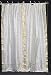 Tie Top Cream Silk Sari fabric Drapes, Panels, Curtains
