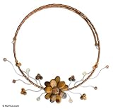 Tiger's eye choker, 'Golden Bouquet'