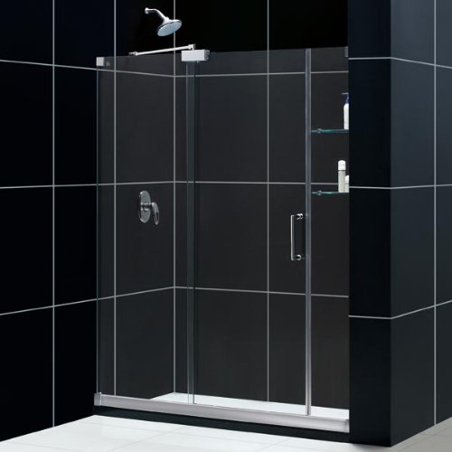Mirage Frameless Sliding Shower Door Configuration: Left