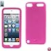 Reiko Compact and Durable Silicone Case for iPod touch 5G (Hot Pink)